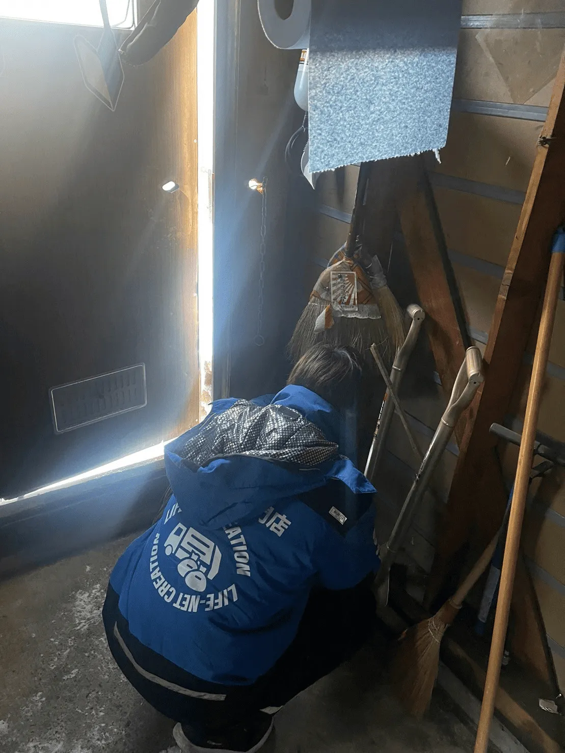 帯広市Q様邸の不用品回収