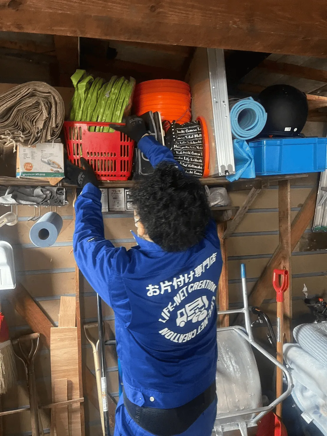 帯広市Q様邸の不用品回収