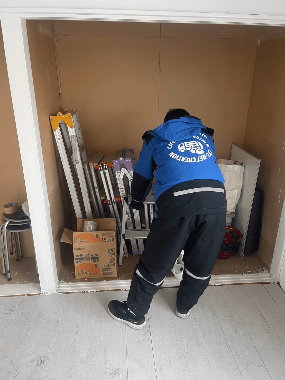 帯広市G様邸の不用品回収　